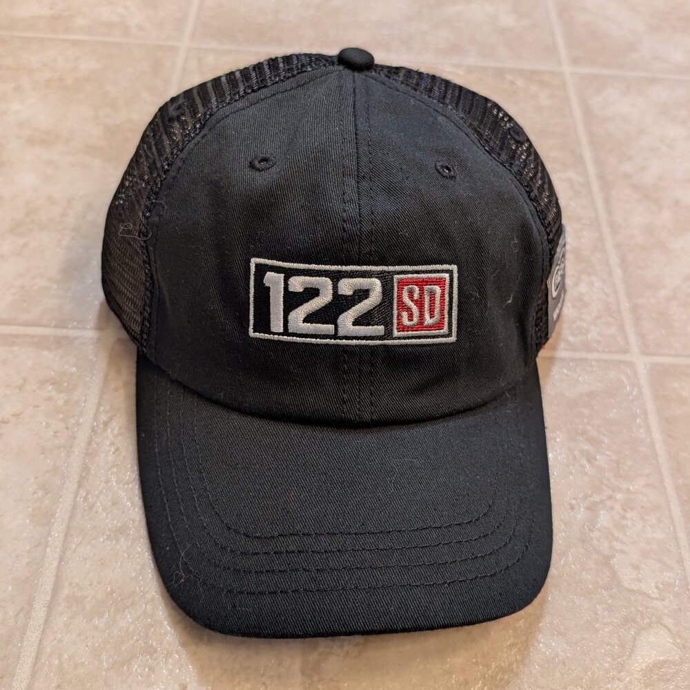 Black Freightliner Vintage 122 Super Duty Trucker Hat